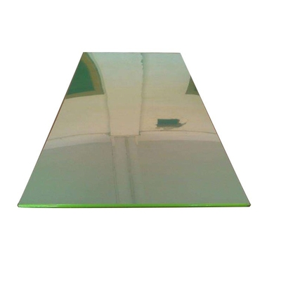 0.06mm-0.5mm Aluminum Thickness Golden Mirror ACP Panels for Gas Station Wall Cladding
