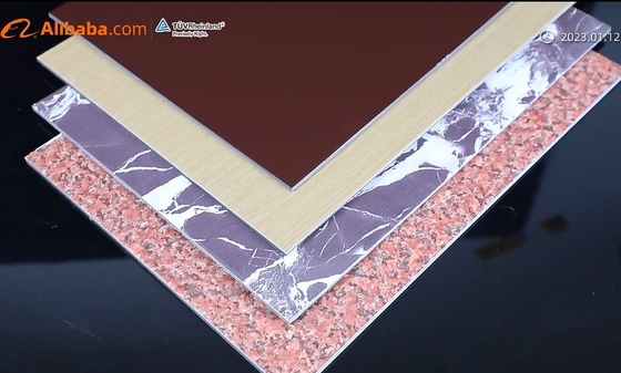 Static Protective Film 2mm 3mm 4mm ACM ACP Aluminum Composite Sheet for Advertising Panel