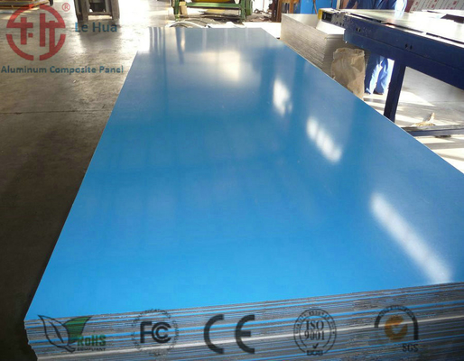 Low Gloss Surface Coating Interior Brushed Aluminum Composite Panel ACP Sheet for Shop