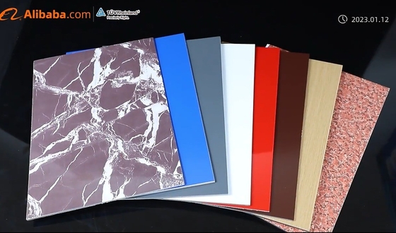 Cabnet application A grade fireproof metal aluminum composite acp wall panels for home
