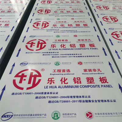 B1 Fire Proof PVDF ACP 4x8 Aluminum Composite Panel for Untransparent Protective Film